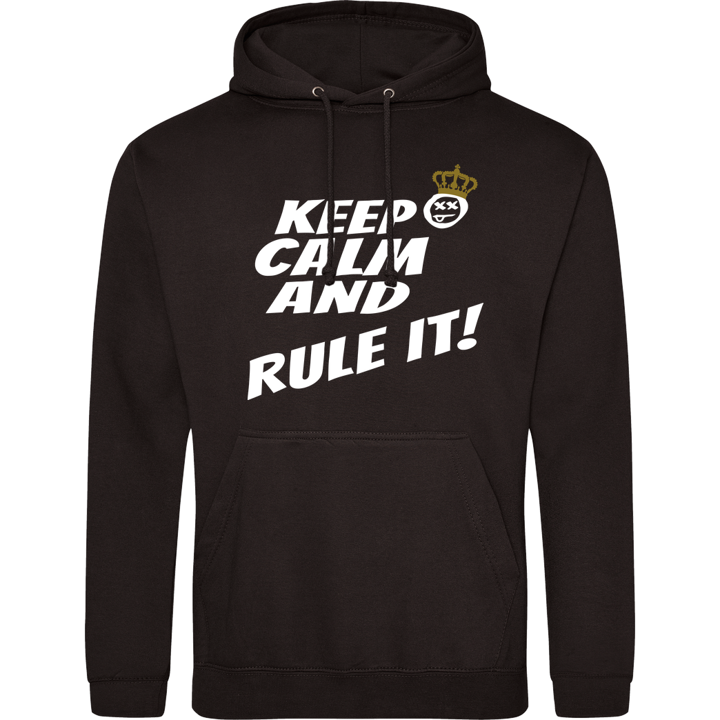 hallodri Hallodri - Keep Calm and Rule It! Sweatshirt JH Hoodie - Schwarz