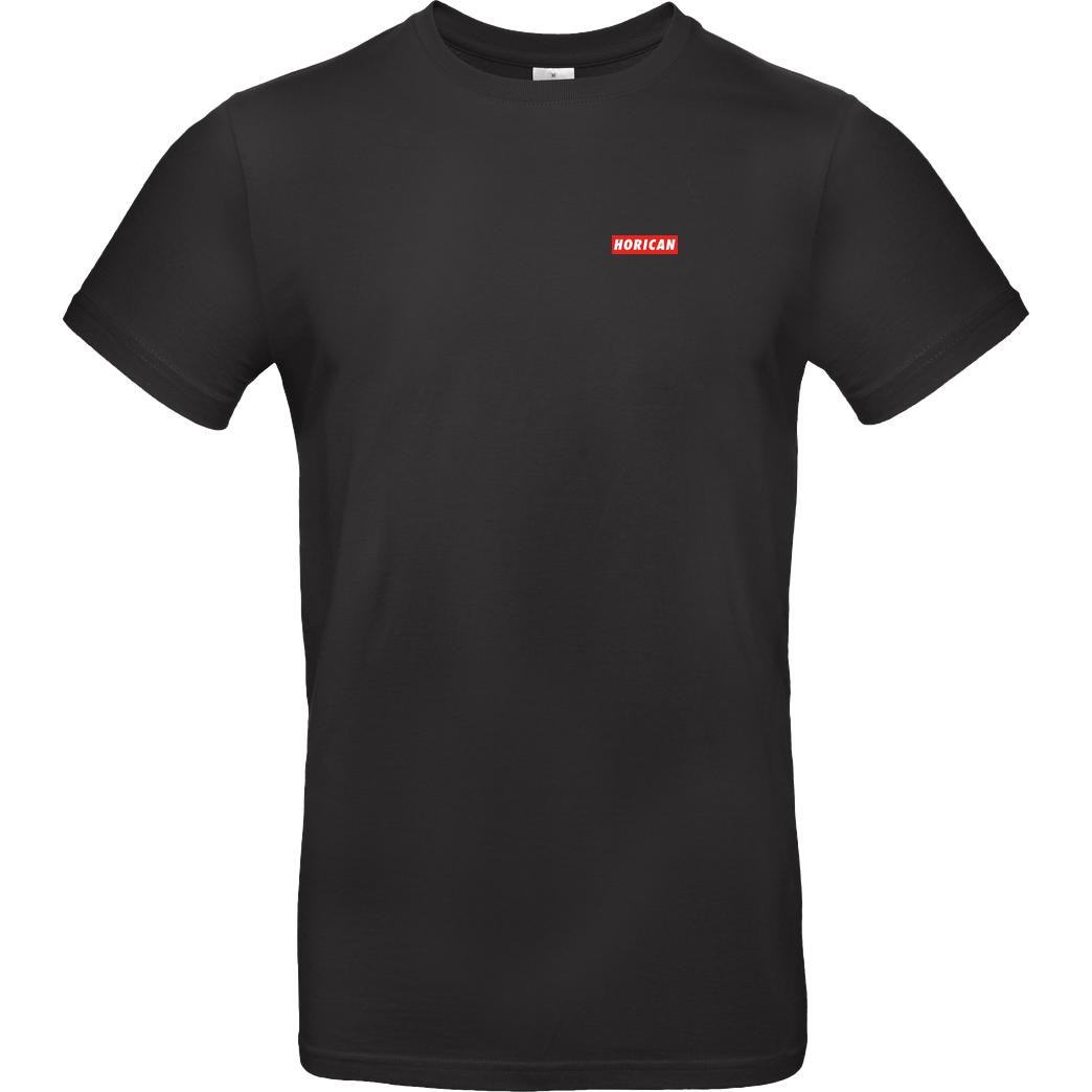 Horican Horican - Boxed Logo T-Shirt B&C EXACT 190 - Schwarz