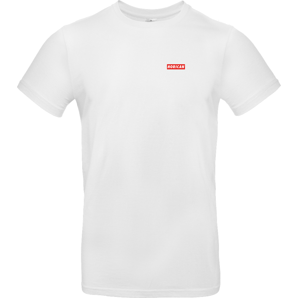 Horican Horican - Boxed Logo T-Shirt B&C EXACT 190 - Weiß