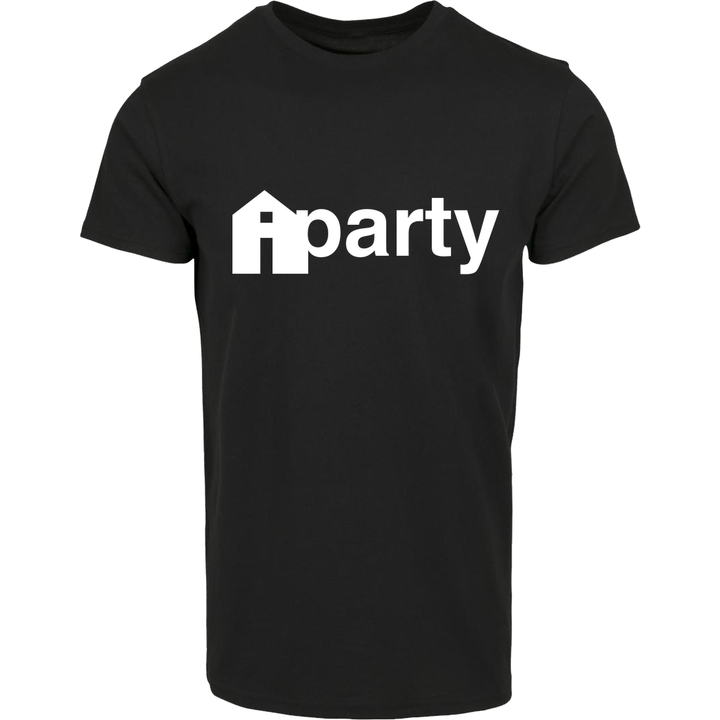 iHausparty iHausparty - Logo T-Shirt Hausmarke T-Shirt  - Schwarz