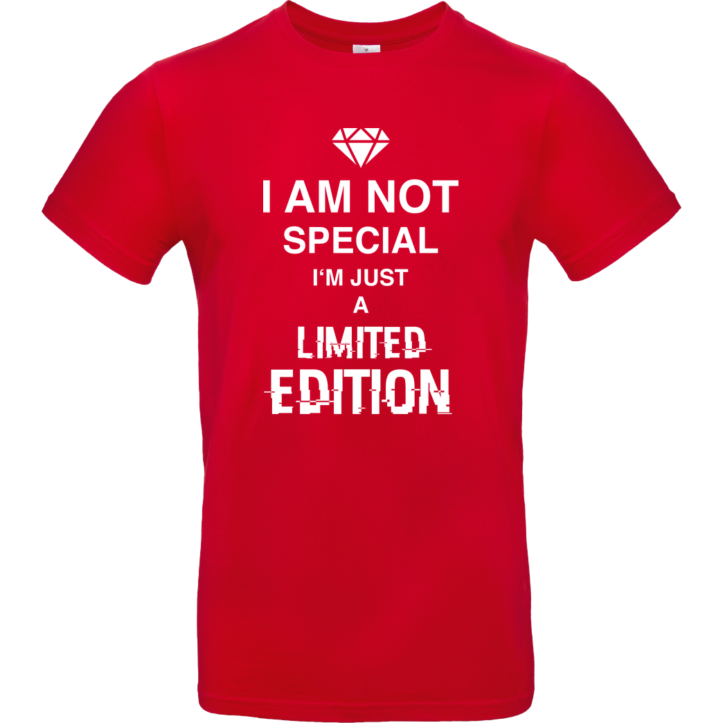 bjin94 I'm not Special T-Shirt B&C EXACT 190 - Rot