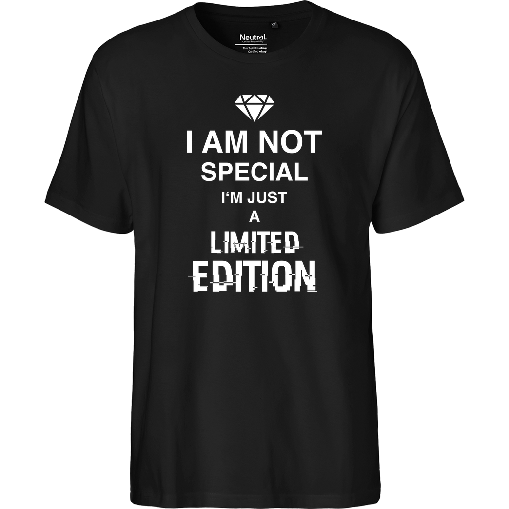 bjin94 I'm not Special T-Shirt Fairtrade T-Shirt - schwarz