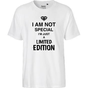 I'm not Special Fairtrade T-Shirt - weiß