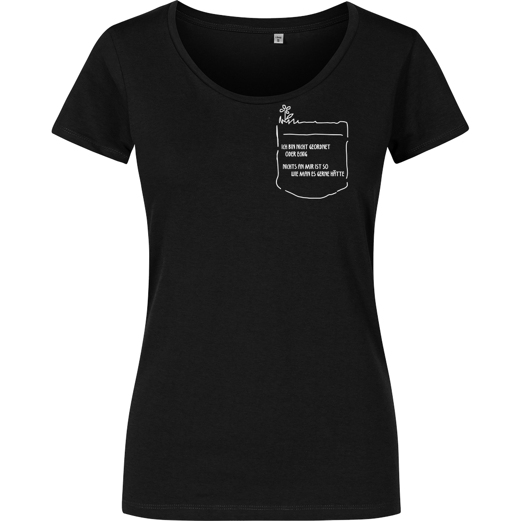 Isy Zerinami  Isy - Nicht eckig T-Shirt Damenshirt schwarz