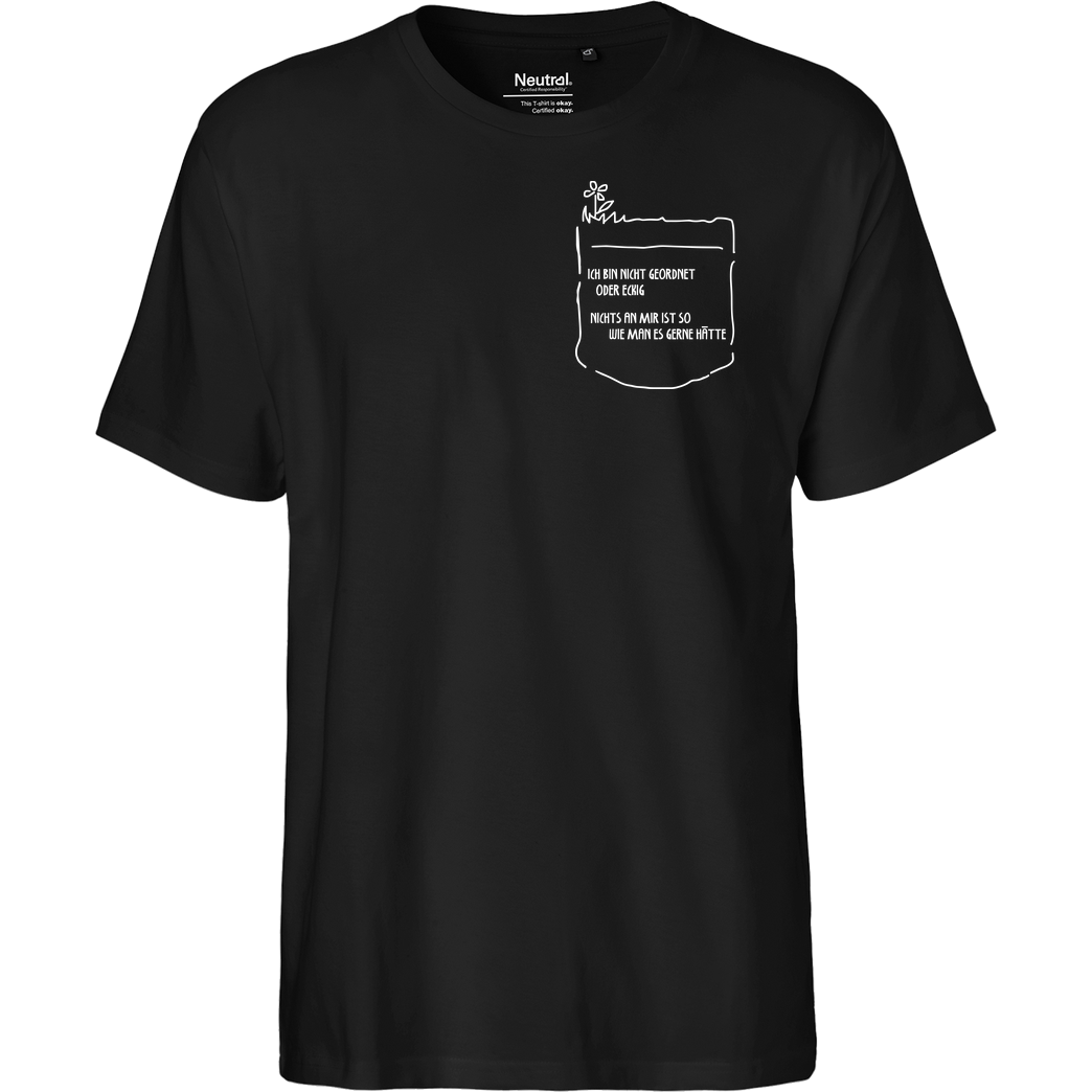 Isy Zerinami  Isy - Nicht eckig T-Shirt Fairtrade T-Shirt - schwarz