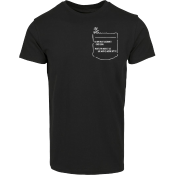 Isy - Nicht eckig Hausmarke T-Shirt  - Schwarz