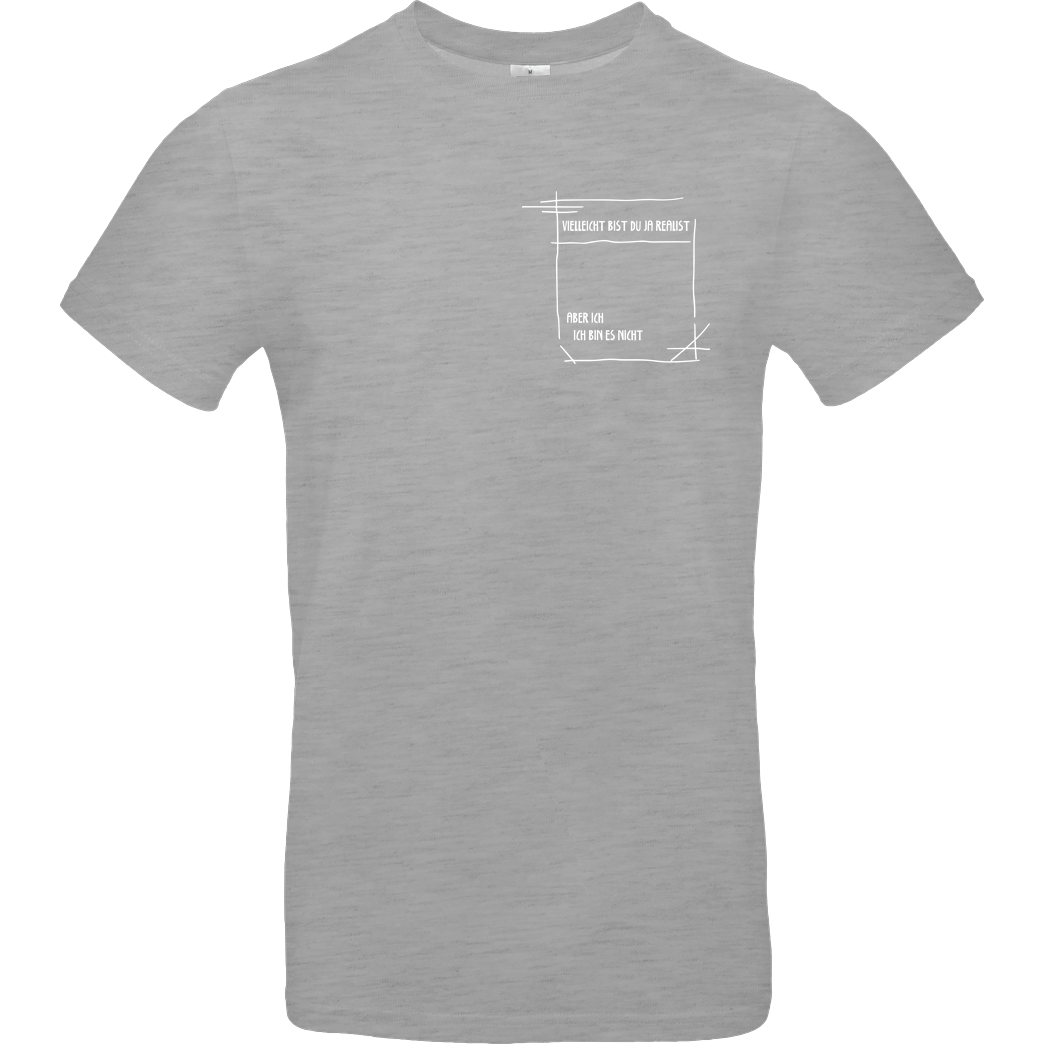 Isy Zerinami  Isy - Realist T-Shirt B&C EXACT 190 - heather grey