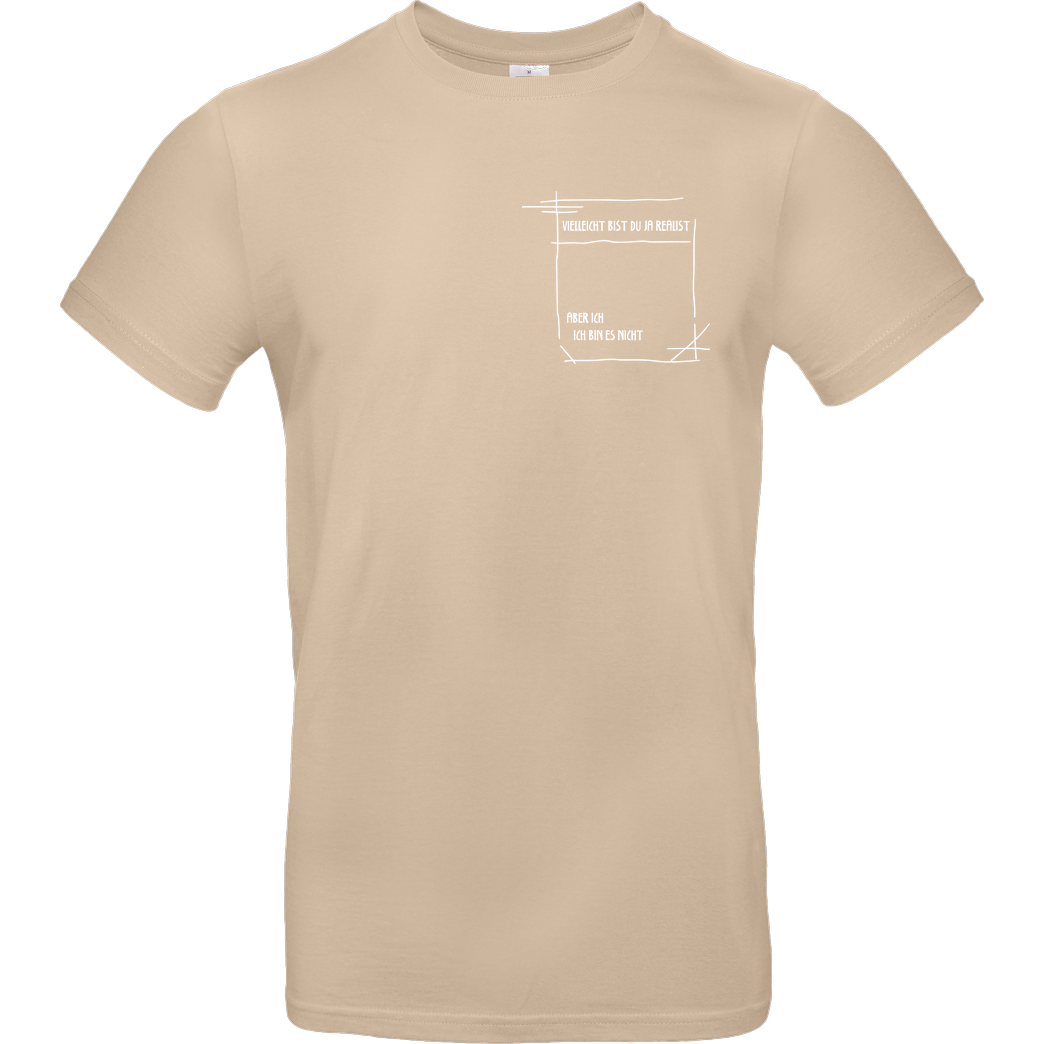 Isy Zerinami  Isy - Realist T-Shirt B&C EXACT 190 - Sand