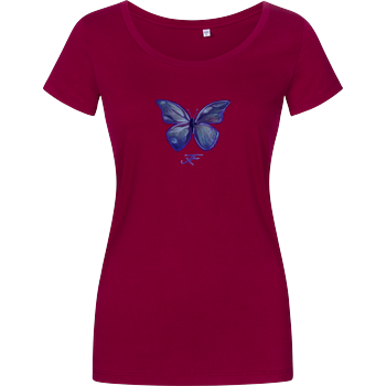 Janaxf - Butterfly Damenshirt berry