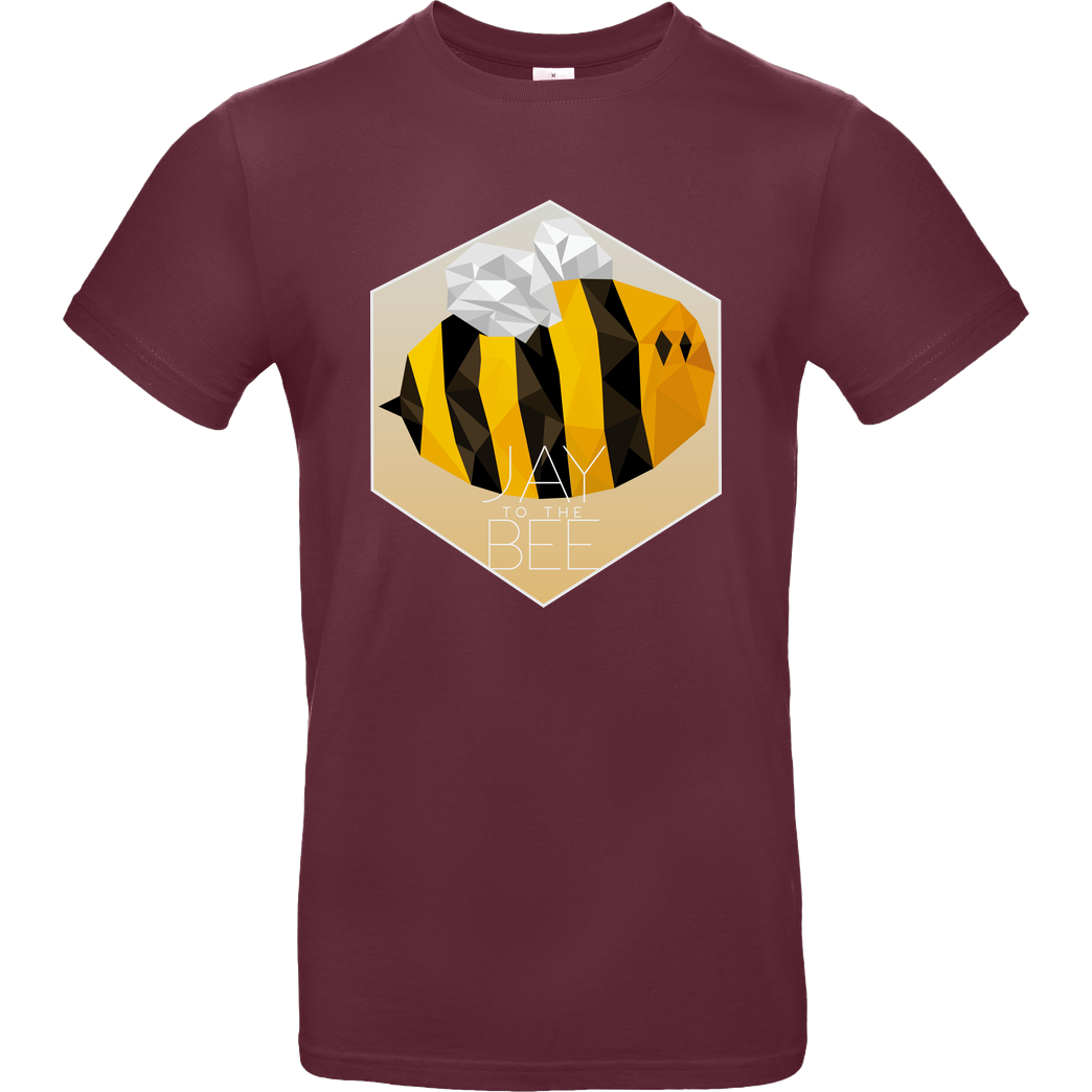 Jaybee Jaybee - Jay to the Bee T-Shirt B&C EXACT 190 - Bordeaux