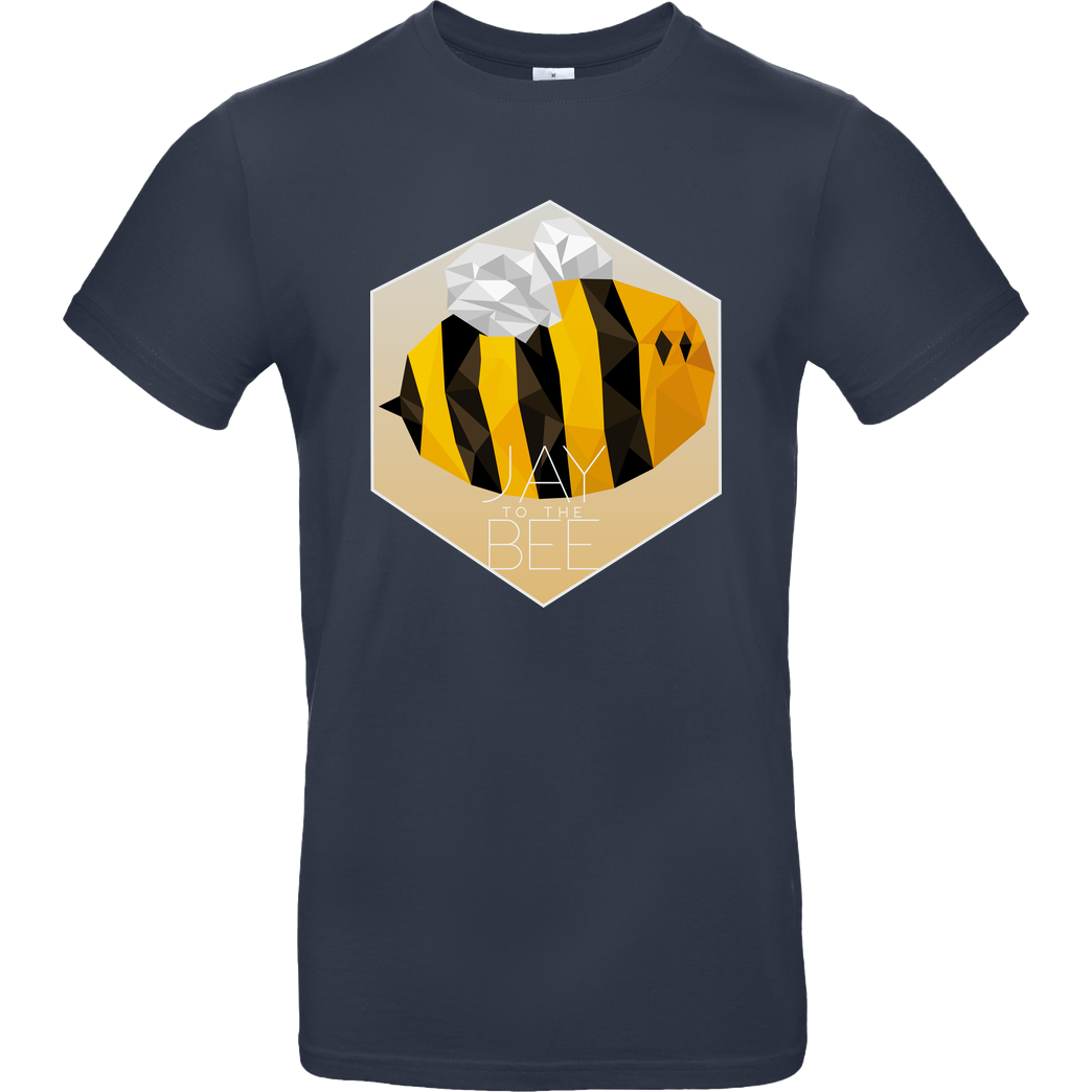 Jaybee Jaybee - Jay to the Bee T-Shirt B&C EXACT 190 - Navy