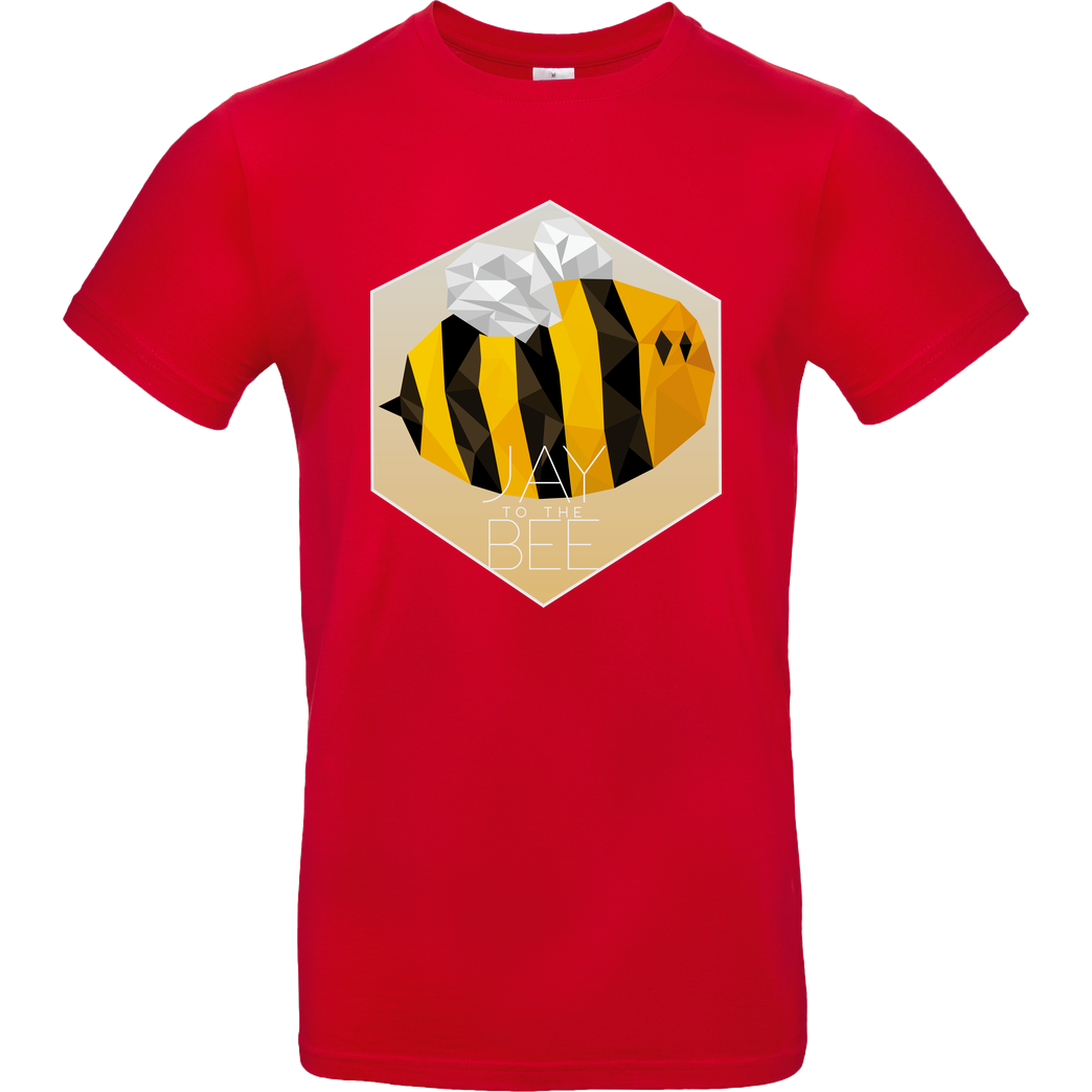 Jaybee Jaybee - Jay to the Bee T-Shirt B&C EXACT 190 - Rot