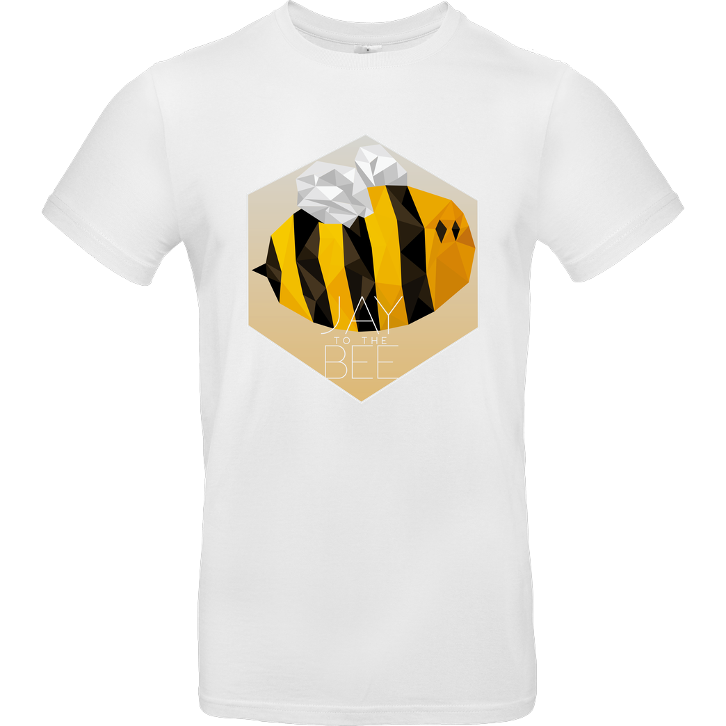 Jaybee Jaybee - Jay to the Bee T-Shirt B&C EXACT 190 - Weiß
