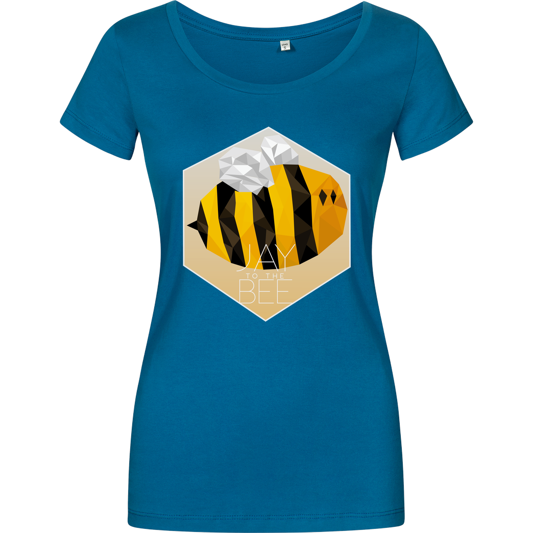 Jaybee Jaybee - Jay to the Bee T-Shirt Damenshirt petrol