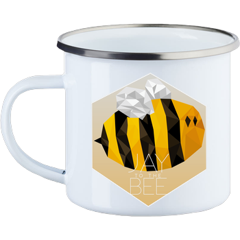 Jaybee - Jay to the Bee Emaille Tasse