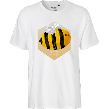 Jaybee - Jay to the Bee Fairtrade T-Shirt - weiß