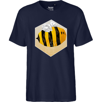 Jaybee - Jay to the Bee Fairtrade T-Shirt - navy
