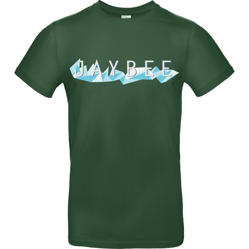 Jaybee Jaybee - Logo T-Shirt B&C EXACT 190 - Flaschengrün