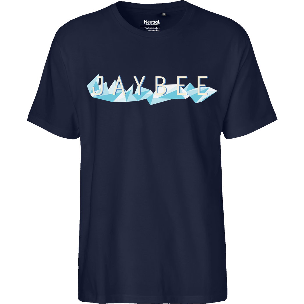 Jaybee Jaybee - Logo T-Shirt Fairtrade T-Shirt - navy