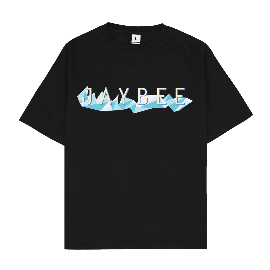 Jaybee Jaybee - Logo T-Shirt Oversize T-Shirt - Schwarz