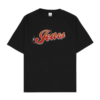 Jeaw - Logo Oversize T-Shirt - Schwarz