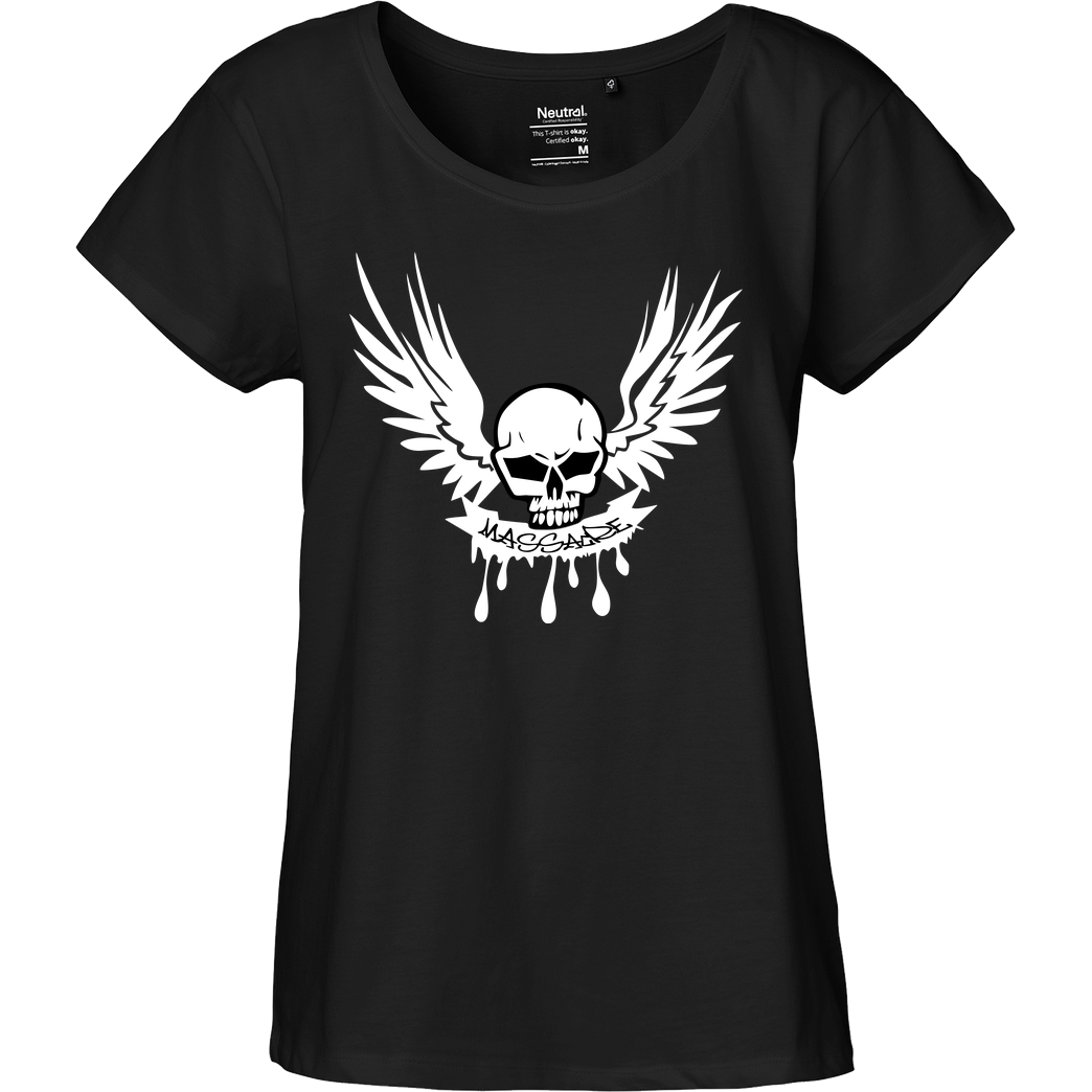 JessiMassacre JessiMassacre - Logo T-Shirt Fairtrade Loose Fit Girlie - schwarz