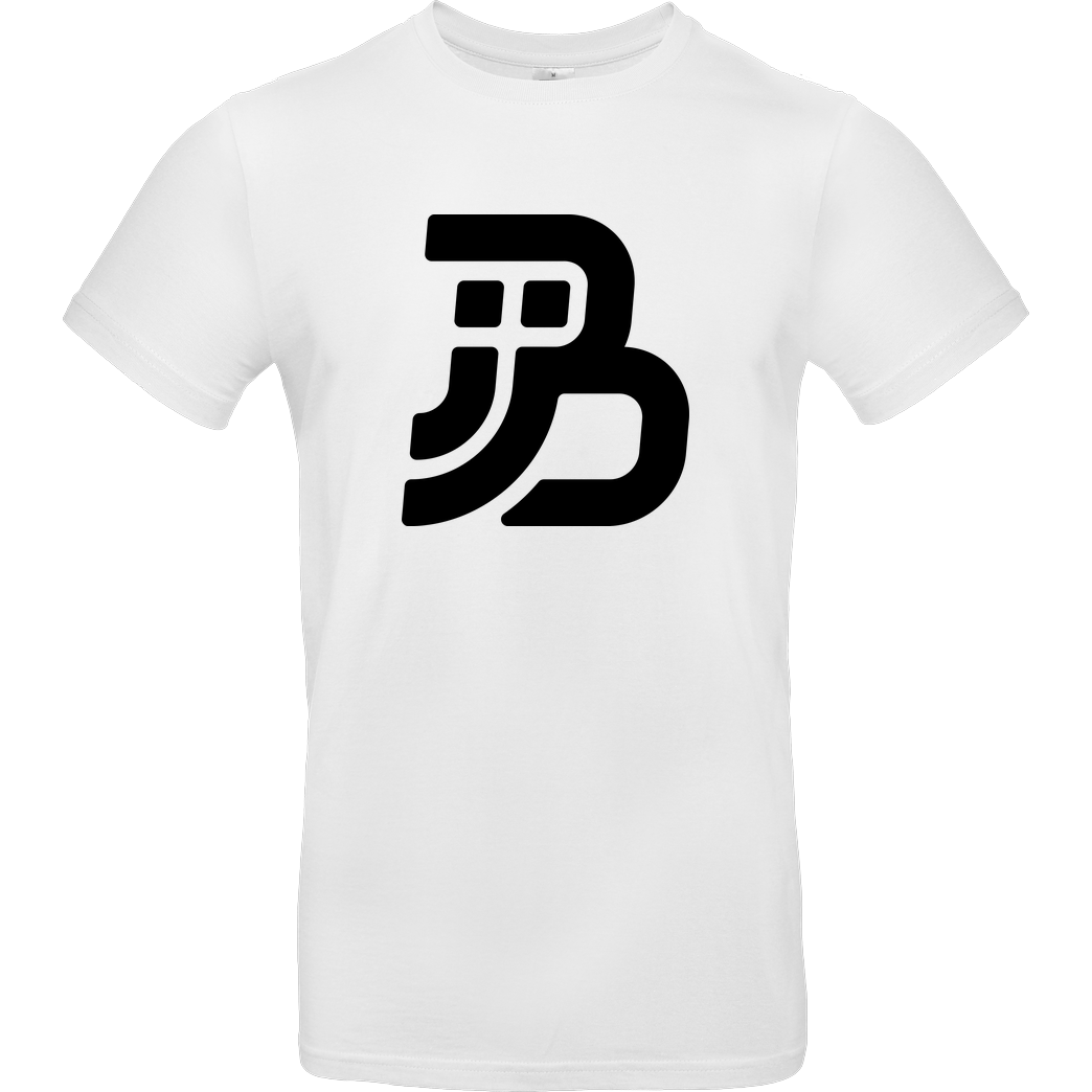 JJB JJB - Plain Logo T-Shirt B&C EXACT 190 - Weiß