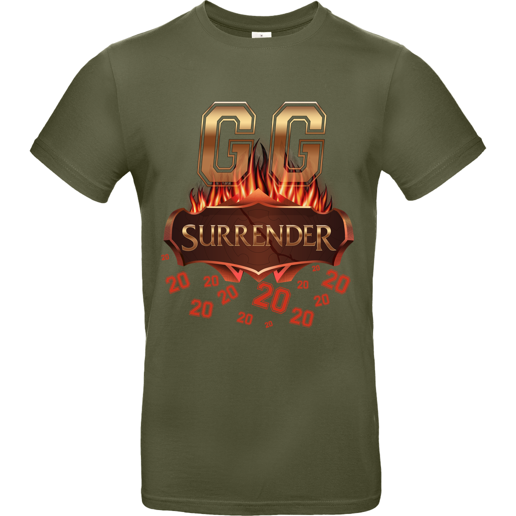 Jorgo JorgoTheBEAST - GG Surrender 20 T-Shirt B&C EXACT 190 - Khaki