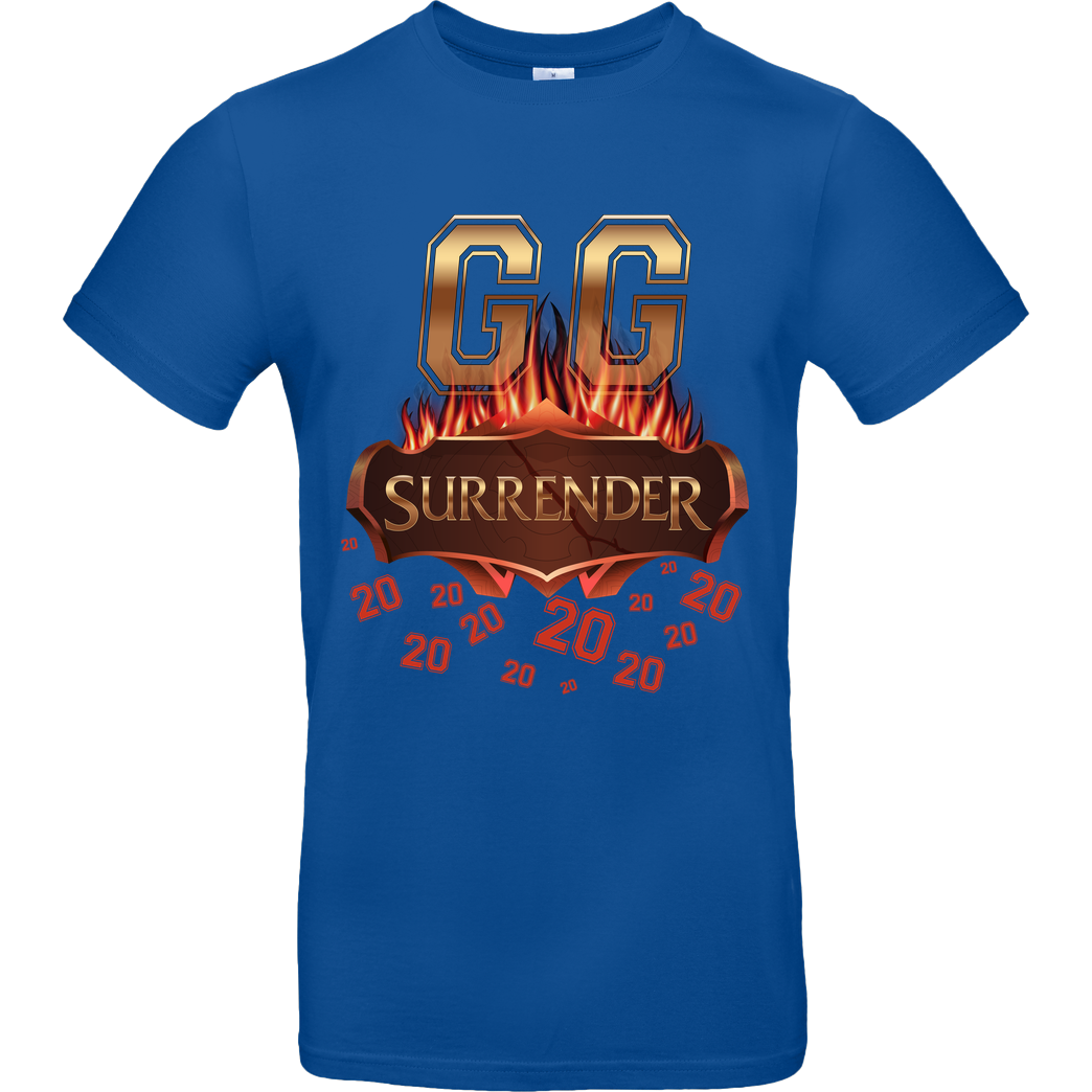 Jorgo JorgoTheBEAST - GG Surrender 20 T-Shirt B&C EXACT 190 - Royal