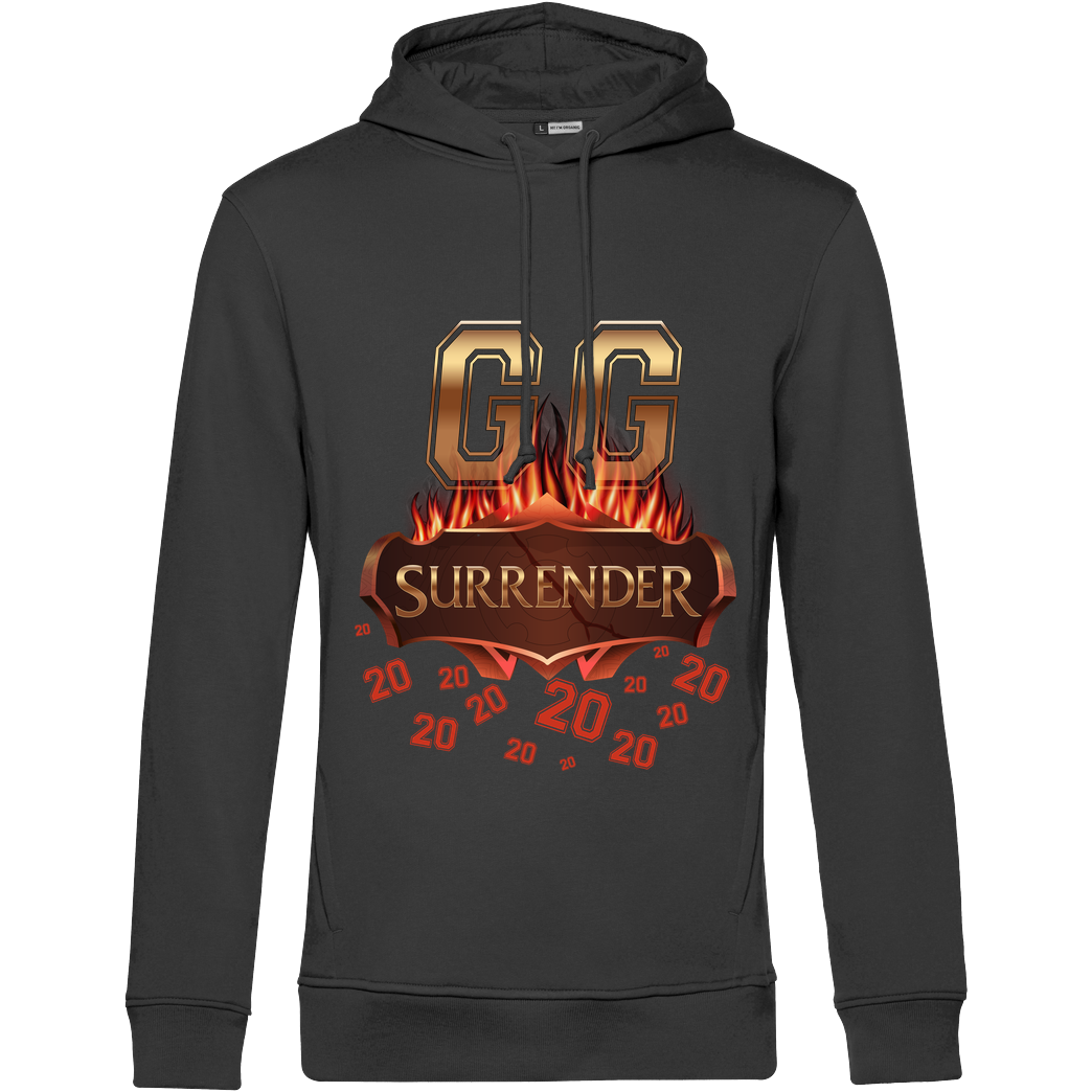 Jorgo JorgoTheBEAST - GG Surrender 20 Sweatshirt B&C HOODED INSPIRE - schwarz