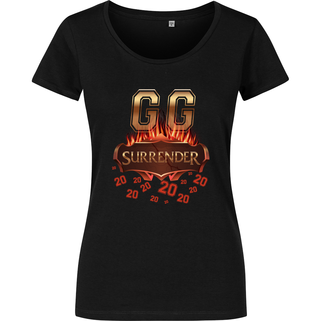 Jorgo JorgoTheBEAST - GG Surrender 20 T-Shirt Damenshirt schwarz