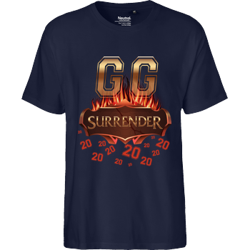 JorgoTheBEAST - GG Surrender 20 Fairtrade T-Shirt - navy