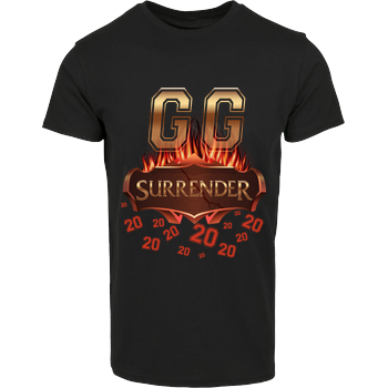 JorgoTheBEAST - GG Surrender 20 Hausmarke T-Shirt  - Schwarz