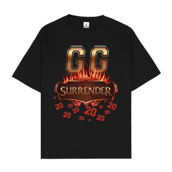 JorgoTheBEAST - GG Surrender 20 Oversize T-Shirt - Schwarz
