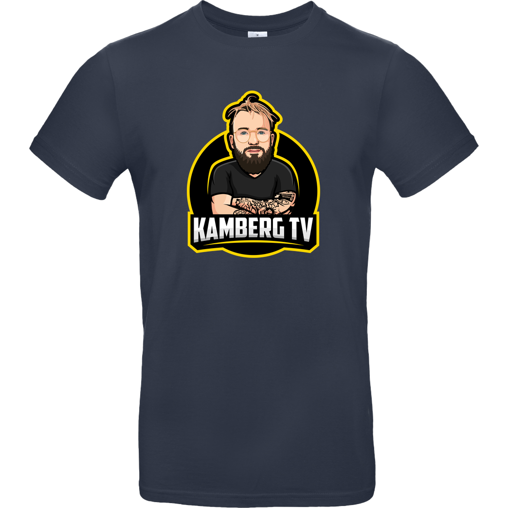 Kamberg TV Kamberg TV - Kamberg Logo T-Shirt B&C EXACT 190 - Navy