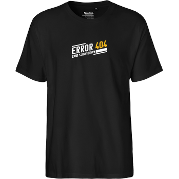 KawaQue - Error 404 Fairtrade T-Shirt - schwarz