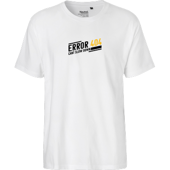 KawaQue - Error 404 Fairtrade T-Shirt - weiß