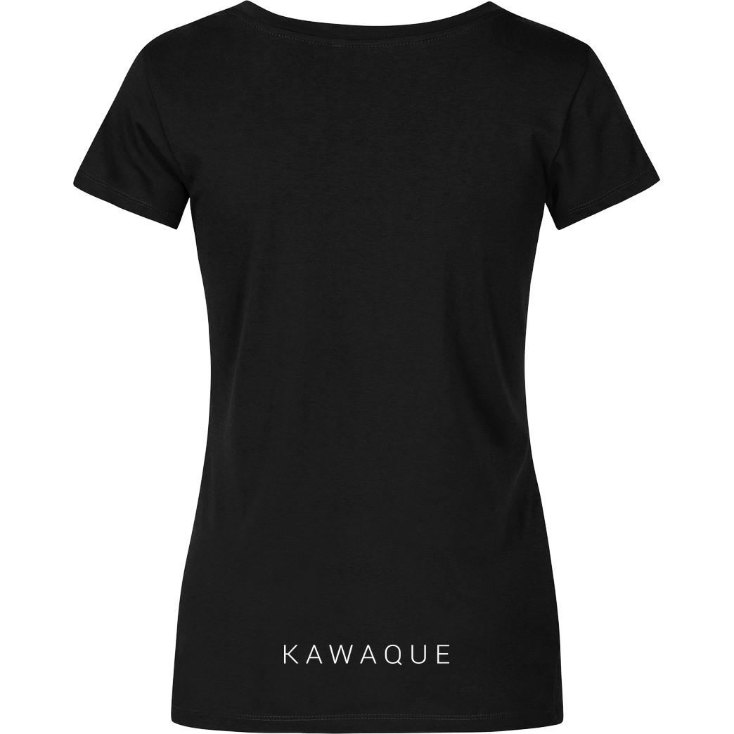 KawaQue KawaQue - Logo T-Shirt Damenshirt schwarz