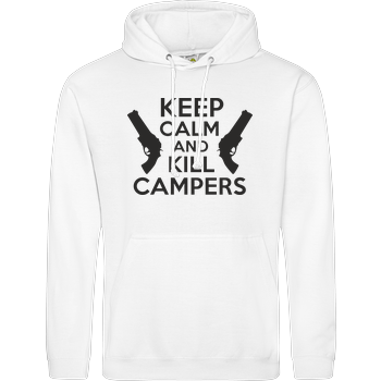 Keep Calm and Kill Campers JH Hoodie - Weiß