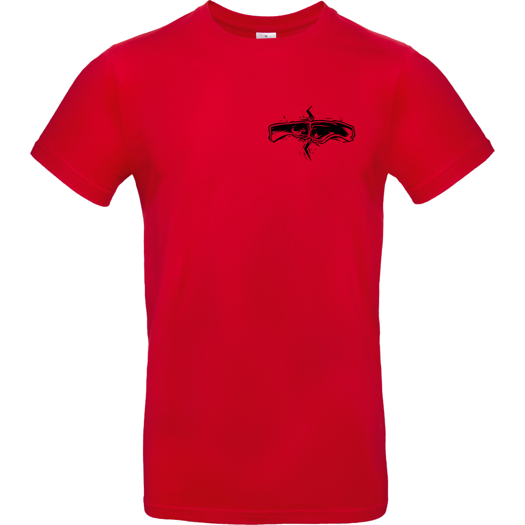 Kelvin und Marvin Kelvin und Marvin - Fäuste T-Shirt B&C EXACT 190 - Rot