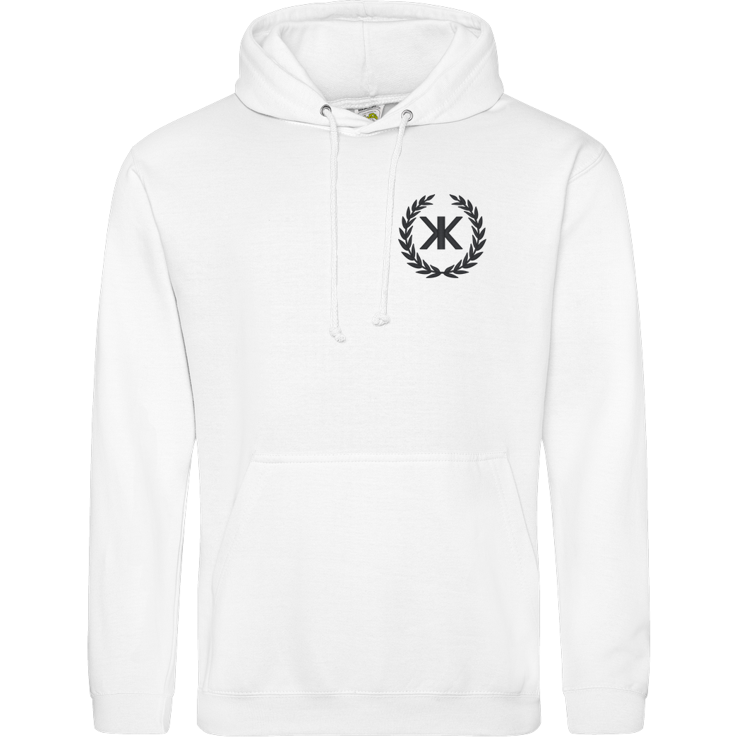 KenkiX KenkiX - Embroidered Logo Sweatshirt JH Hoodie - Weiß