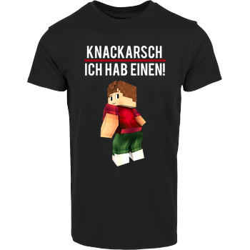 KillaPvP - Knackarsch Hausmarke T-Shirt  - Schwarz