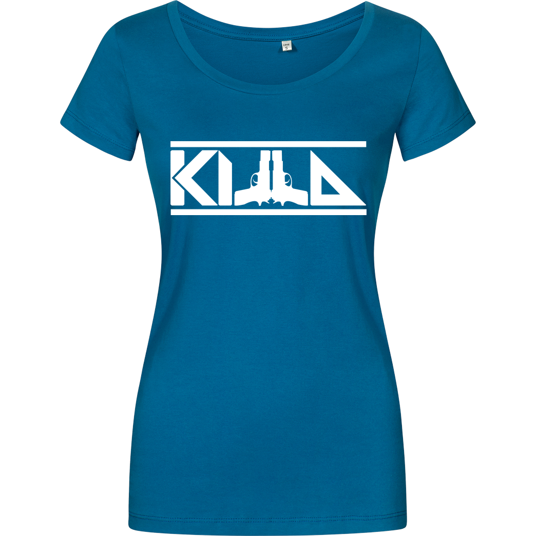 KillaPvP KillaPvP - Logo T-Shirt Damenshirt petrol