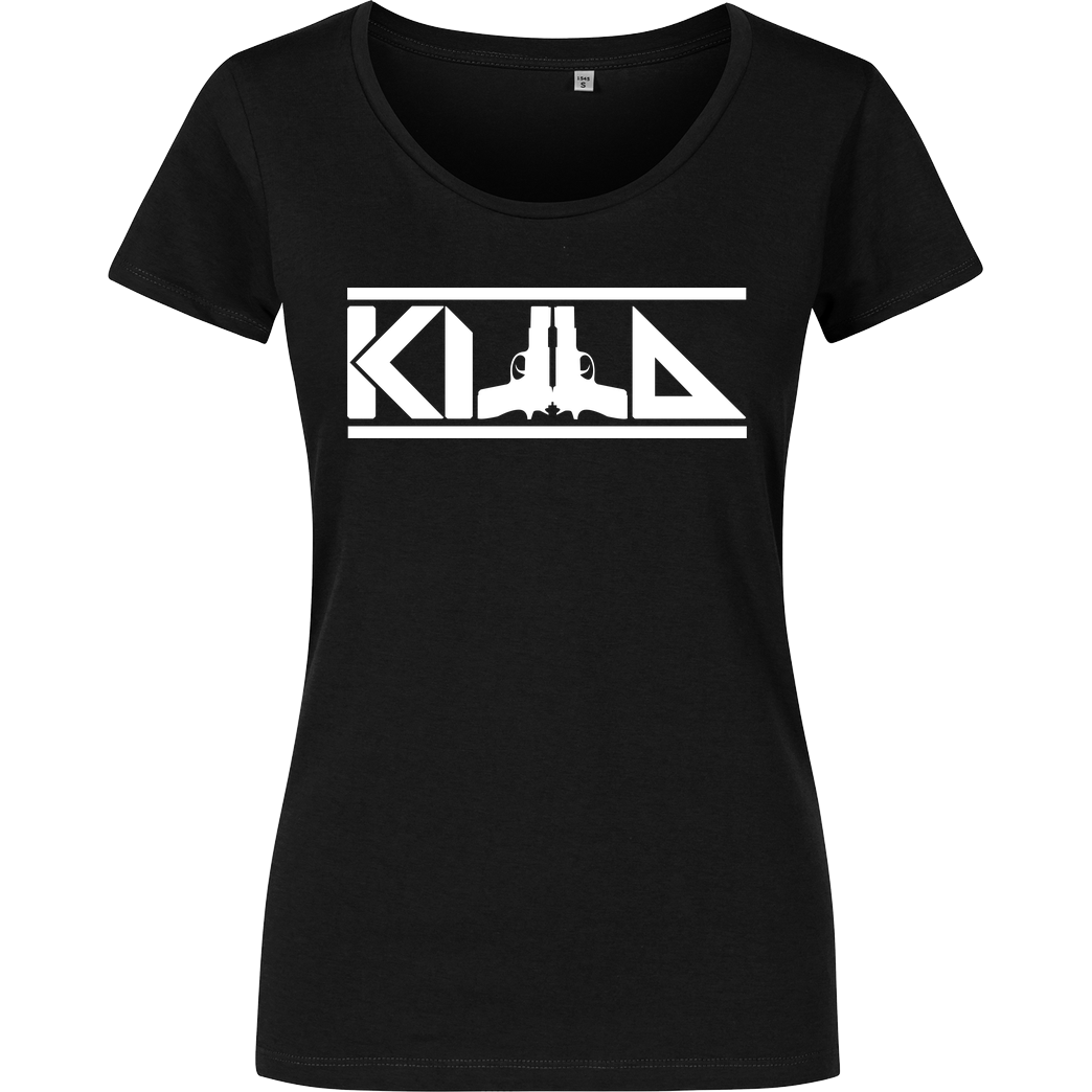KillaPvP KillaPvP - Logo T-Shirt Damenshirt schwarz