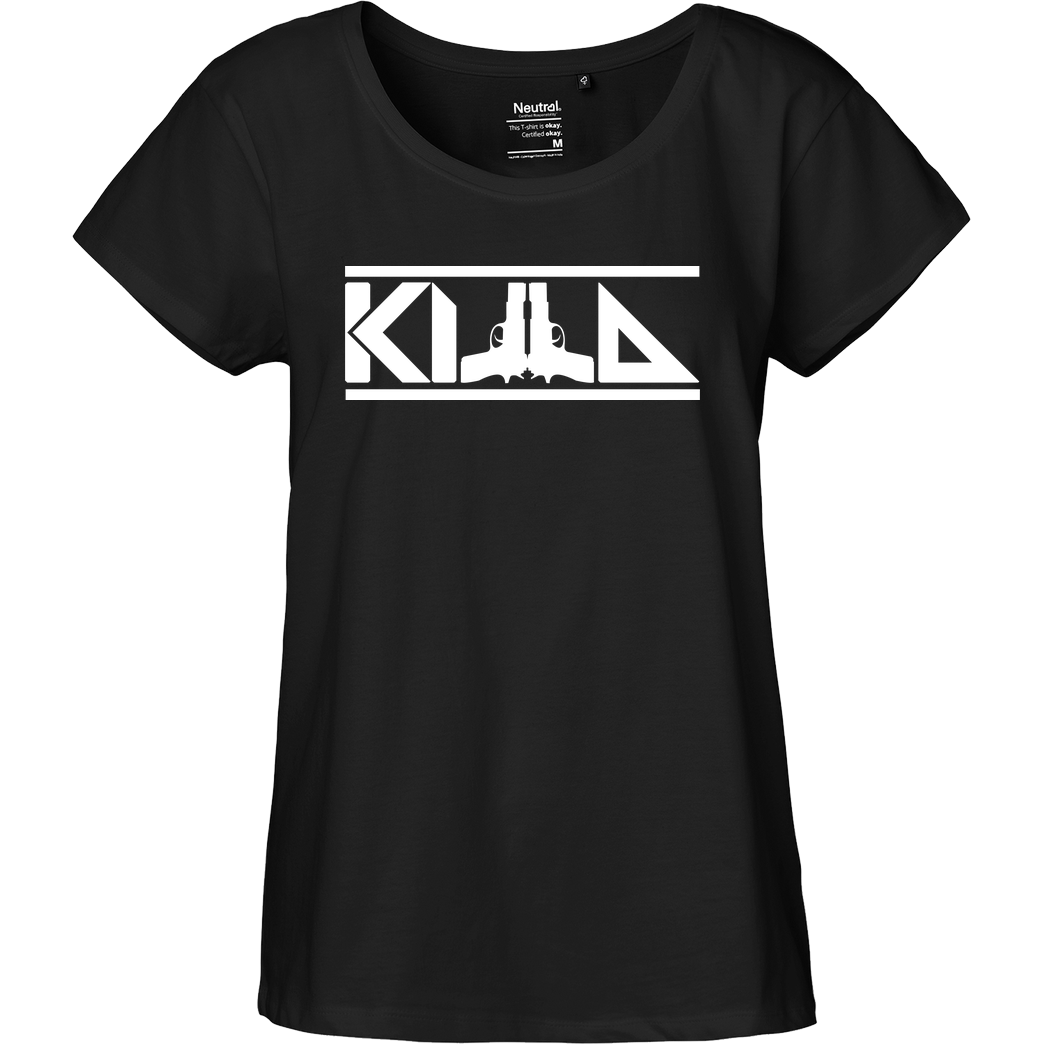 KillaPvP KillaPvP - Logo T-Shirt Fairtrade Loose Fit Girlie - schwarz