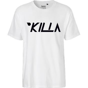 KillaPvP - Logo Fairtrade T-Shirt - weiß