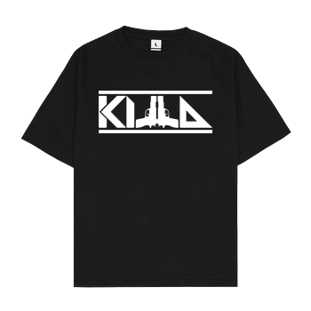 KillaPvP - Logo Oversize T-Shirt - Schwarz