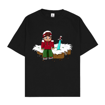 KillaPvP - Winter Oversize T-Shirt - Schwarz