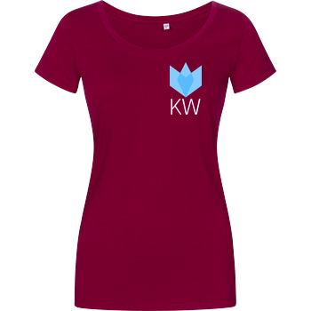 Klaerwerk Community - KW Damenshirt berry