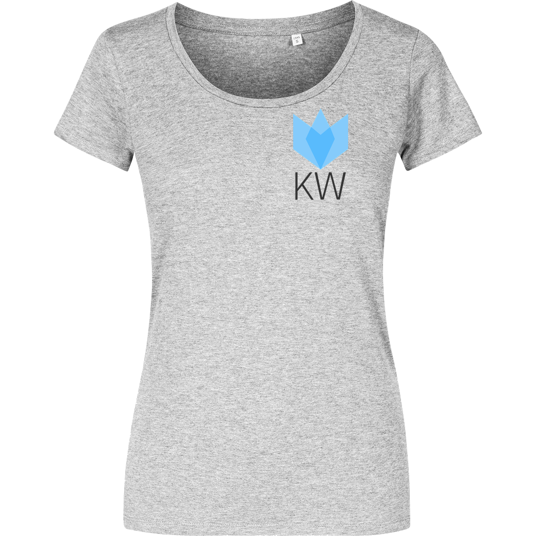 KLAERWERK Community Klaerwerk Community - KW T-Shirt Damenshirt heather grey